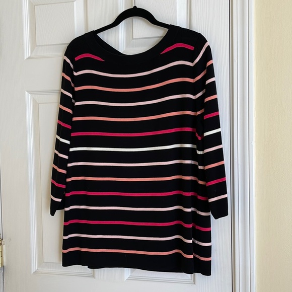 Sweater Multicolor Talbots 2x with button details on the back - Picture 1 of 6